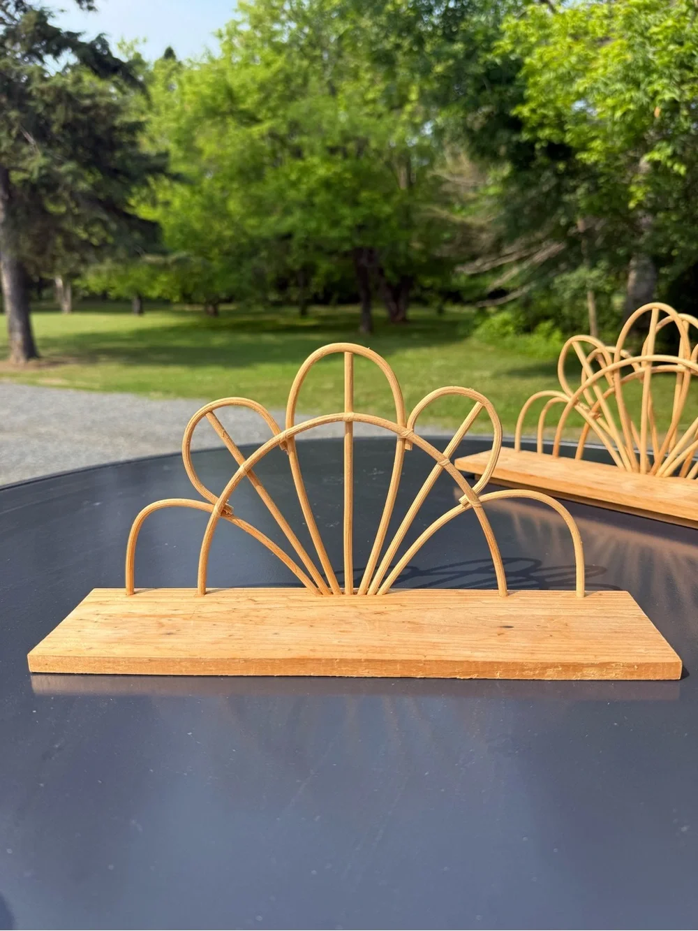 Target 3 Bullseye Playground Boho Rattan Mini Shelves Plants Windowsill Crystals